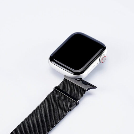 Apple Watch rihm milanese Dux Ducis magnetiga 765432 SE 4544 42mm must 4