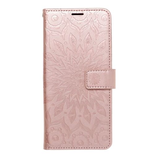 Samsung A12 kaaned kunstnahast kaarditaskuga MEZZO puu roosa 4