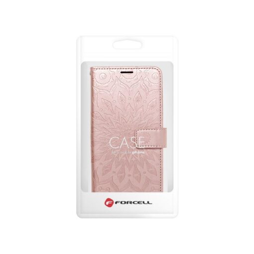 Samsung A12 kaaned kunstnahast kaarditaskuga MEZZO puu roosa 9
