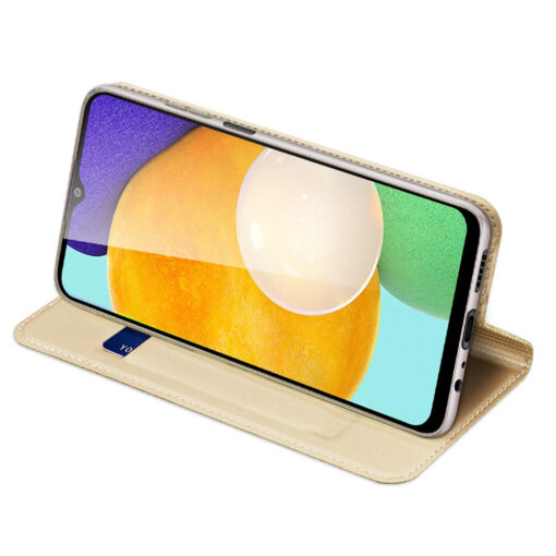Samsung A13 kaaned kaarditaskuga kuldne dux ducis 6