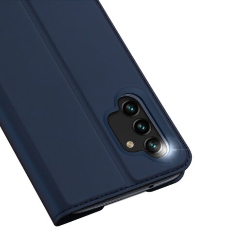 Samsung A13 kaaned kaarditaskuga kunstnahast dux ducis skin pro sinine 4