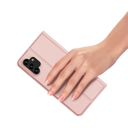 Samsung A13 kaaned kaarditaskuga roosa dux ducis 4