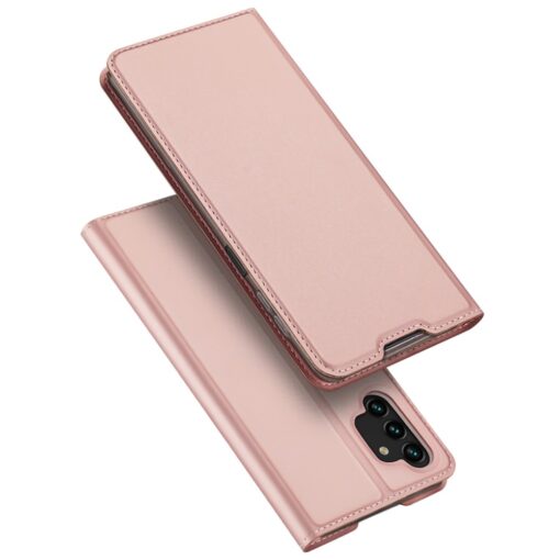 Samsung A13 kaaned kaarditaskuga roosa dux ducis 9