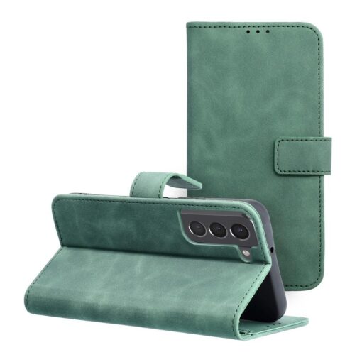 Samsung A53 5G raamatkaaned kaarditaskuga kunstnahast TENDER roheline