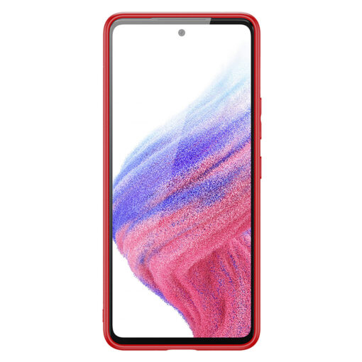 Samsung A53 umbris Dux Ducis Yolo elegant kunstnahast ja silikoonist servadega punane 11