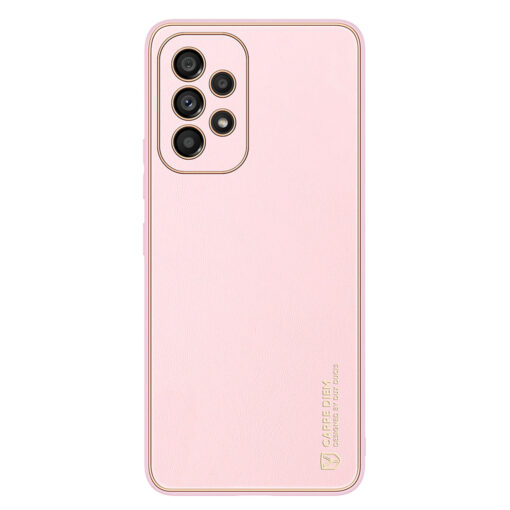 Samsung A53 umbris Dux Ducis Yolo elegant kunstnahast ja silikoonist servadega roosa 11