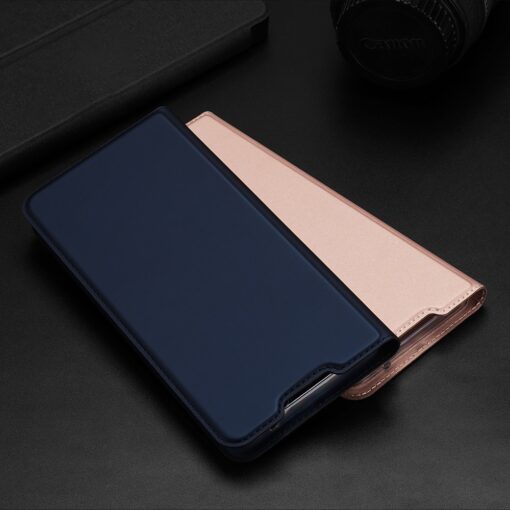 Samsung A72 kunstnahast kaaned DUX DUCIS Skin Pro Bookcase roosa 10