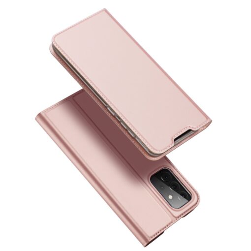 Samsung A72 kunstnahast kaaned DUX DUCIS Skin Pro Bookcase roosa
