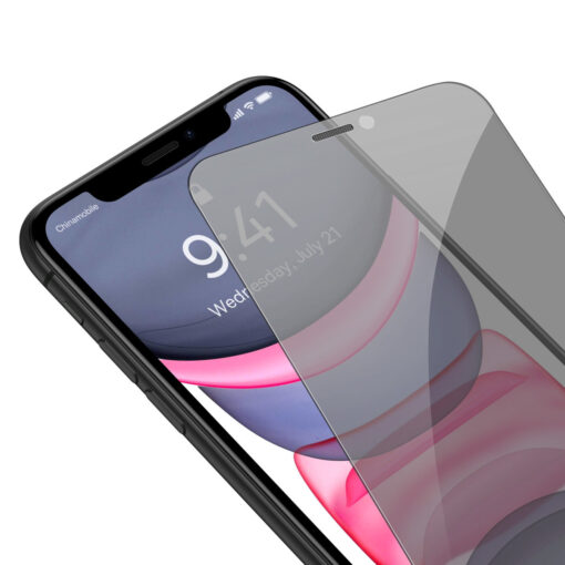 iPhone 11 PRO iPhone XS iPhone X privaatsusfiltriga privacy kaitseklaas 4