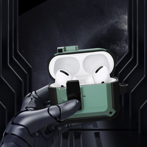 Airpods Pro umbris Nillkin Bounce Armored roheline 4