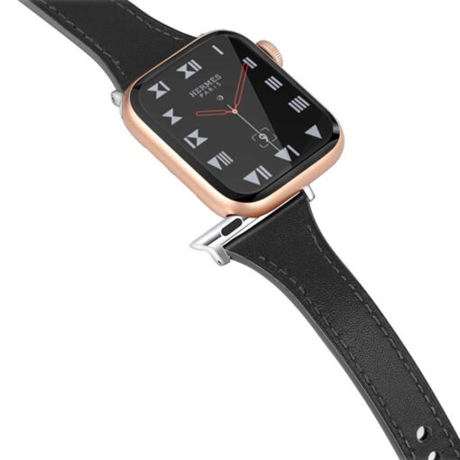 Apple Watch rihm 384041mm kitsas kunstnahast must 1