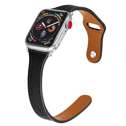 Apple Watch rihm 384041mm kitsas kunstnahast must