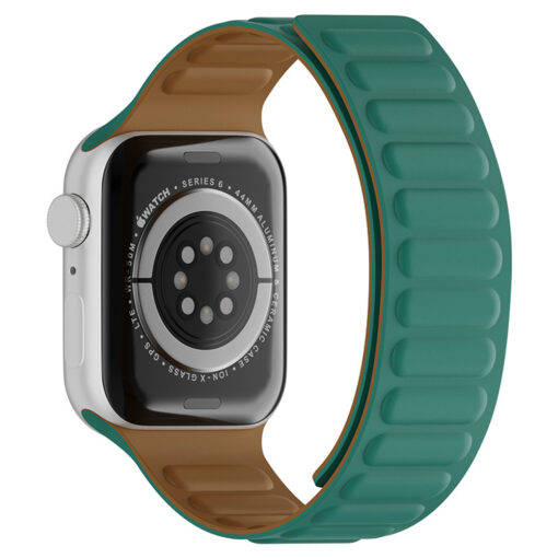 Apple Watch rihm 384041mm silikoonist magnetiga turkiis 1