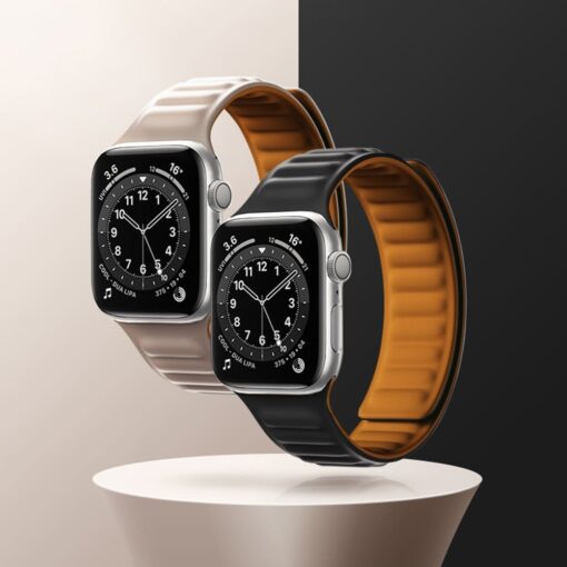 Apple Watch rihm 424445mm silikoonist magnetiga oranz 4