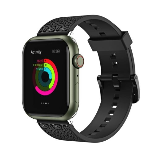 Apple Watch rihm Y 384041 silikoonist must 3