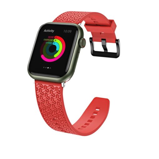 Apple Watch rihm Y 384041 silikoonist punane 4