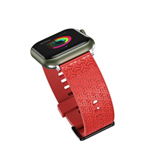 Apple Watch rihm Y 384041 silikoonist punane 5
