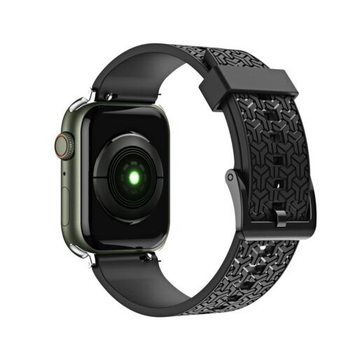 Apple Watch rihm Y 424445 silikoonist must 1