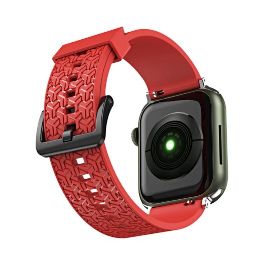 Apple Watch rihm Y 424445 silikoonist punane