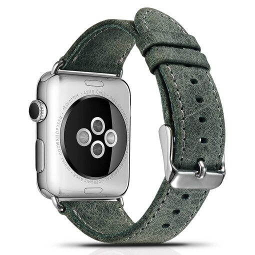 Apple Watch rihm vintage naturaalsest nahast 414038 roheline 1
