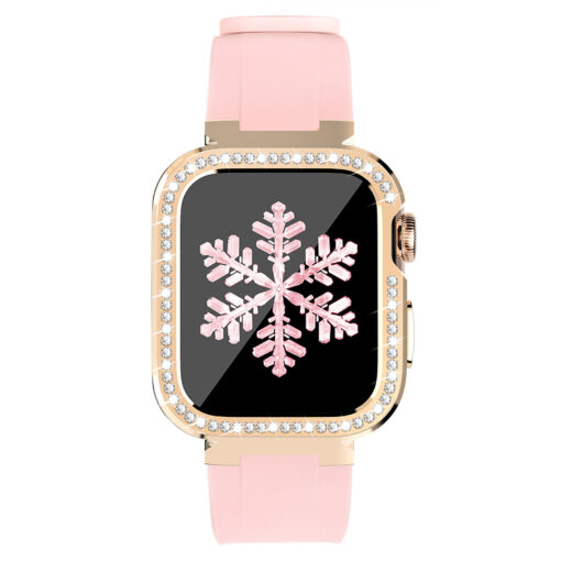 Apple Watch umbris ja rihm silikoonist 414038 765432SE Starry roosa 1