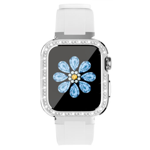 Apple Watch umbris ja rihm silikoonist 414038 765432SE Starry valge 1
