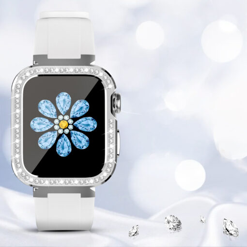 Apple Watch umbris ja rihm silikoonist 414038 765432SE Starry valge 6