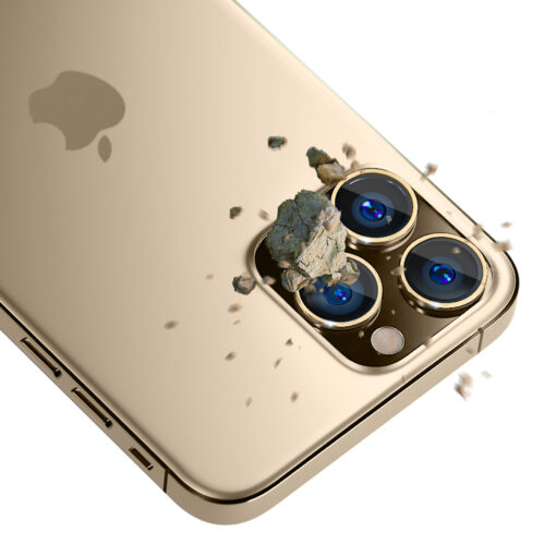 Apple iPhone 14 PRO 14 PRO MAX kaamera objektiivide kaitse 3mk Protection Pro Kuldne 3