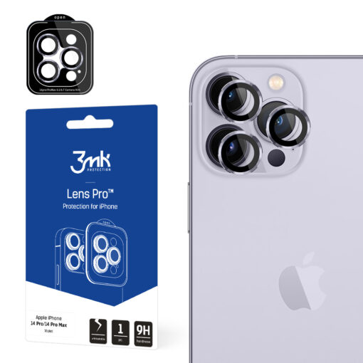 Apple iPhone 14 PRO 14 PRO MAX kaamera objektiivide kaitse 3mk Protection Pro Lilla 1