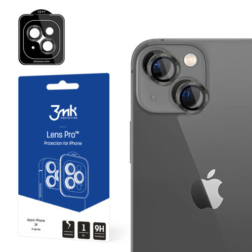 Apple iPhone 14 kaamera objektiivide kaitse 3mk Protection Pro Grafiit 1