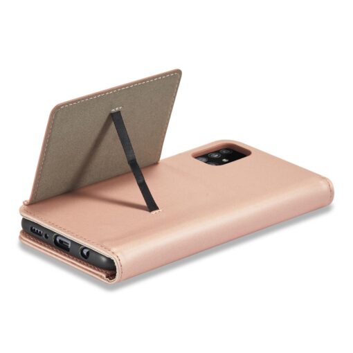 Samsung A12 kaaned kunstnahast kaarditaskutega roosa 12