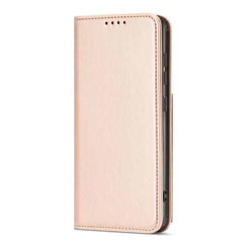 Samsung A12 kaaned kunstnahast kaarditaskutega roosa 4