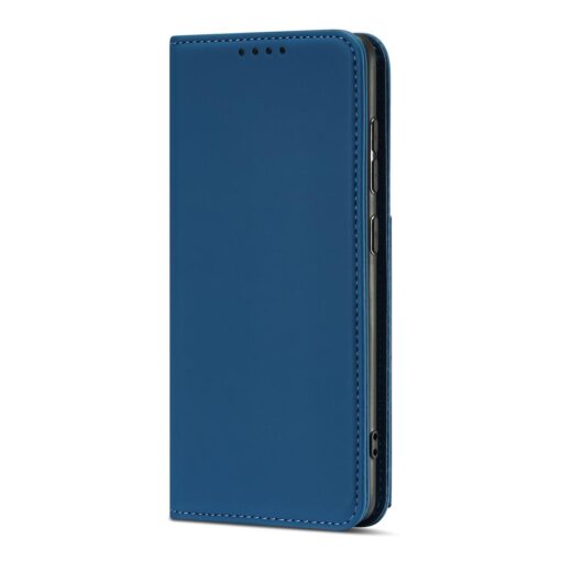 Samsung A12 kaaned kunstnahast kaarditaskutega sinine 2
