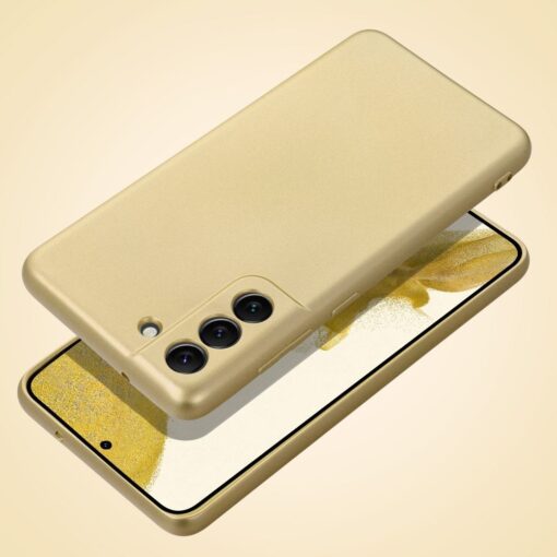 Samsung A12 umbris silikoonist metalliku laikega kuldne 5
