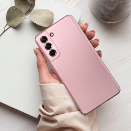 Samsung A12 umbris silikoonist metalliku laikega roosa 3