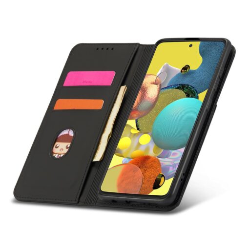 Samsung A53 kaaned kunstnahast kaarditaskutega must 13