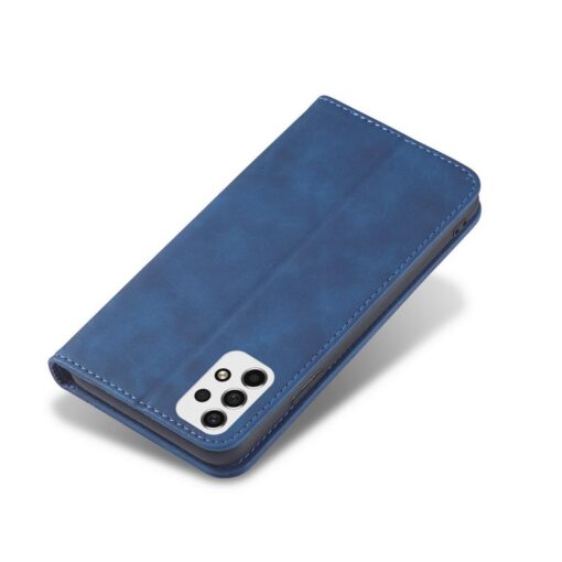 Samsung A53 kaaned vintage kunstnahast kaarditaskuga sinine 7