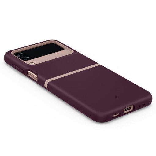Samsung Flip 4 kaaned Caseology Nano Pop Burgundy Bean 4