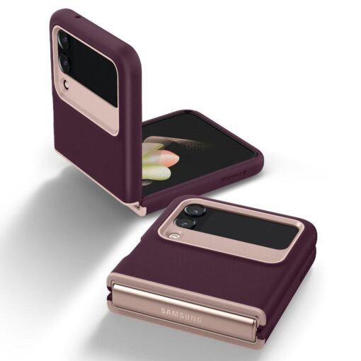 Samsung Flip 4 kaaned Caseology Nano Pop Burgundy Bean 9