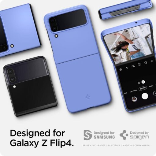 Samsung Flip 4 umbris Spigen Airskin plastikust Cornflower Blue 15