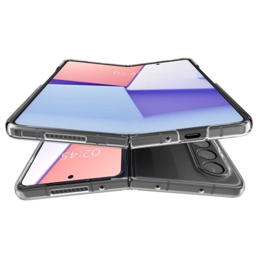 Samsung Fold 4 umbris Spigen Airskin Crystal Clear plastikust ja silikoonist labipaistev 4