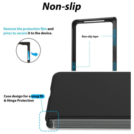 Samsung Fold 4 umbris Whitestone Contrast plastikust matt must 1
