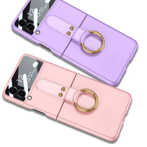 Samsung Galaxy Flip 4 umbris Icon Ring plastikust roosa 6