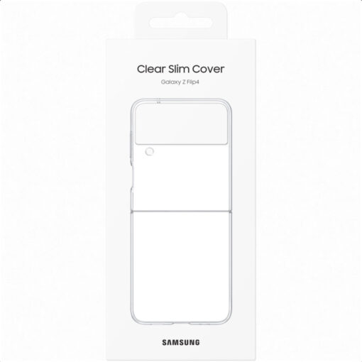 Samsung Galaxy Z Flip 4 umbris Samsung Clear Slim tugevast silikoonist labipaistev EF QF721CTEGWW 6