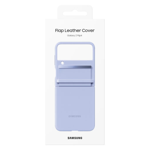 Samsung Galaxy Z Flip 4 umbris Samsung Flap Leather Cover Case nahast lilla EF VF721LLEGWW 4
