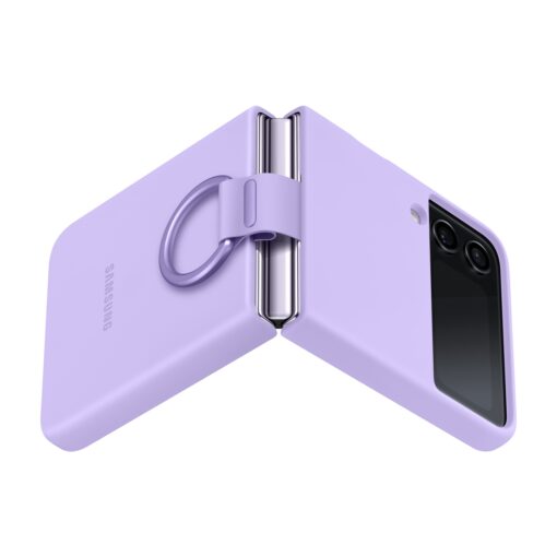Samsung Galaxy Z Flip 4 umbris Samsung Ring Cover Case silikoonist lilla EF PF721TVEGWW 1