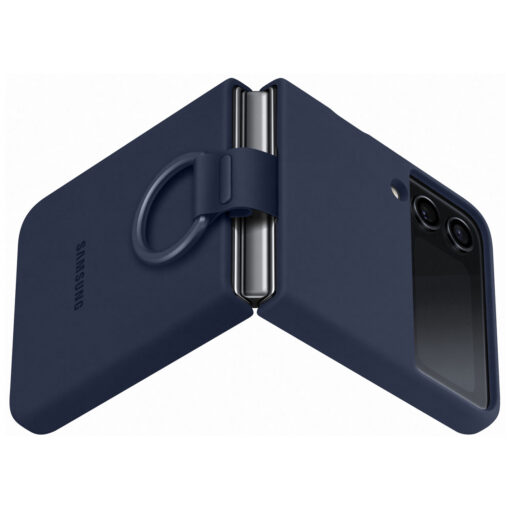 Samsung Galaxy Z Flip 4 umbris Samsung Ring Cover Case silikoonist sinine EF PF721TNEGWW 2
