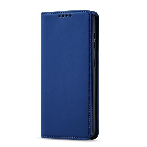 Samsung S22 PLUS kaaned kunstnahast kaarditaskutega sinine 11