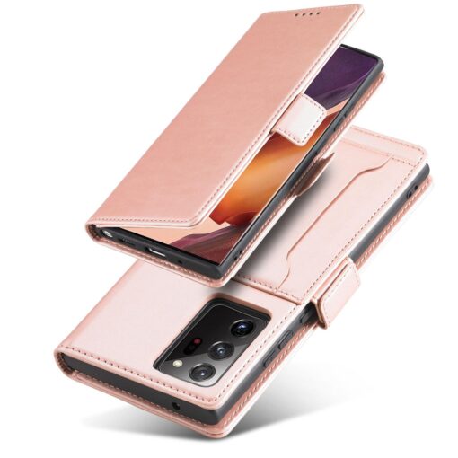 Samsung S22 ULTRA kaaned kunstnahast kaarditaskutega roosa 2