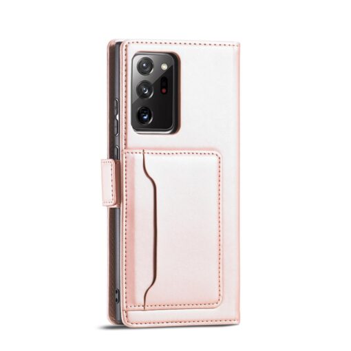 Samsung S22 ULTRA kaaned kunstnahast kaarditaskutega roosa 8